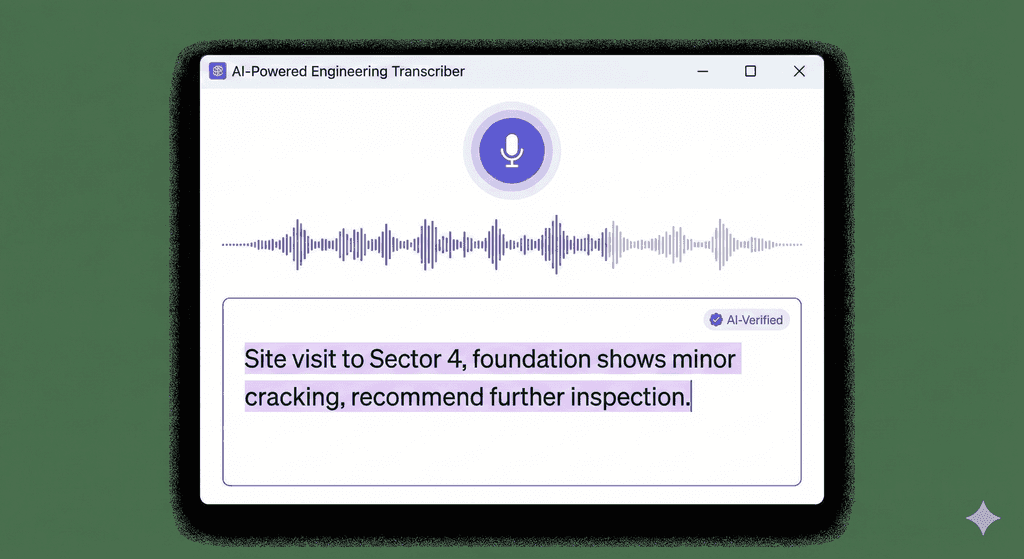 FieldNote AI transcriber